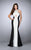 La Femme - 24449 Striking Criss Cross Neck Neoprene Gown Special Occasion Dress