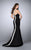 La Femme - 24449 Striking Criss Cross Neck Neoprene Gown Special Occasion Dress