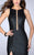 La Femme - 24469 Sexy Sleeveless Jewel Neck Leather Dress Special Occasion Dress