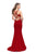 La Femme - 25594 Plunging Sweetheart Jersey Mermaid Gown Special Occasion Dress