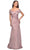 La Femme 25996SC - Pleated Ornate Evening Dress Mother of the Bride Dresses