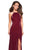 La Femme - 26962 Strappy Fitted Halter Gown with Slit Special Occasion Dress