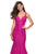 La Femme - 27623 Strappy Low Back Lace Mermaid Gown Special Occasion Dress