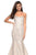 La Femme - 27789 Strapless Sweetheart Jacquard Mermaid Dress Special Occasion Dress