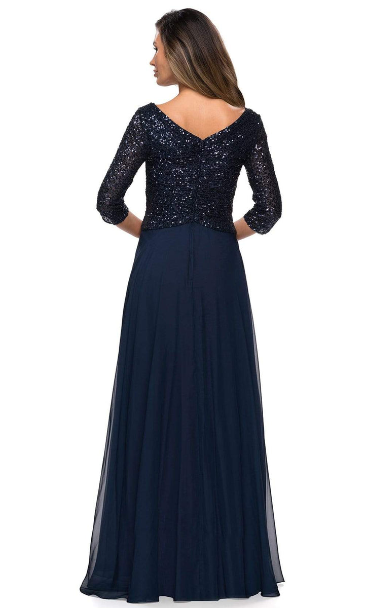 La Femme - 27998 V-Neck A-Line Mother of the Groom Long Gown – Couture ...