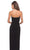 La Femme - 28204 Strapless Jersey Sheath Dress With Slit Evening Dresses