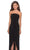 La Femme - 28204 Strapless Jersey Sheath Dress With Slit Evening Dresses