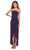 La Femme - 28204 Strapless Jersey Sheath Dress With Slit Evening Dresses