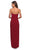 La Femme - 28204 Strapless Jersey Sheath Dress With Slit Evening Dresses