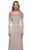 La Femme - 29227 Illusion Bateau A-line Evening Dress Mother of the Bride Dresses