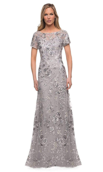 La Femme - 29281 Floral Embroidered A-line Mother of the Groom Gown ...