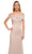 La Femme - 29537 Fitted Off Shoulder Evening Dress Mother of the Bride Dresses