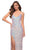 La Femme - 29936 Iridescent Sequin High Slit Dress Special Occasion Dress