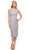 La Femme 30108 - Embroidered Illusion Bateau Dress Cocktail Dresses