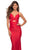 La Femme - 30510 Crisscross Wrap Sheath Gown Special Occasion Dress