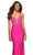 La Femme 30606 - V-Neck Sheath Evening Dress Special Occasion Dress