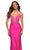 La Femme 30606 - V-Neck Sheath Evening Dress Special Occasion Dress