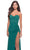 La Femme 31058 - Ruched High Slit Prom Dress Special Occasion Dress