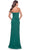 La Femme 31058 - Ruched High Slit Prom Dress Special Occasion Dress