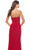 La Femme 31058 - Ruched High Slit Prom Dress Special Occasion Dress