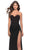 La Femme 31058 - Ruched High Slit Prom Dress Special Occasion Dress