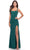 La Femme 31071SC - Classic Square Neck Prom Dress Prom Dresses 00 / Emerald