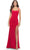 La Femme 31071SC - Classic Square Neck Prom Dress Prom Dresses 00 / Red