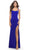 La Femme 31071SC - Classic Square Neck Prom Dress Prom Dresses 00 / Royal Blue