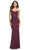 La Femme 31180 - Applique Sweetheart Prom Dress Special Occasion Dress 00 / Dark Berry