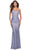 La Femme 31180 - Applique Sweetheart Prom Dress Special Occasion Dress 00 / Light Periwinkle