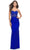 La Femme 31180 - Applique Sweetheart Prom Dress Special Occasion Dress 00 / Royal Blue