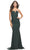 La Femme 31226SC - Strapless V-Neck Evening Dress Prom Dresses 00 / Dark Emerald