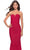 La Femme 31226SC - Strapless V-Neck Evening Dress Prom Dresses