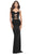 La Femme 31294 - Front Cutout Prom Dress Special Occasion Dress 00 / Black