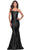 La Femme 31321 - Strapless Mermaid Prom Dress Special Occasion Dress 00 / Black