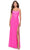 La Femme 31329 - Ruched Matte Evening Dress Special Occasion Dress