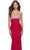 La Femme 31337 - Strappy Back Sheath Evening Dress Special Occasion Dress