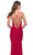 La Femme 31337 - Strappy Back Sheath Evening Dress Special Occasion Dress