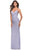 La Femme 31341 - V-Neck Rhinestone Accent Evening Dress Special Occasion Dress