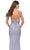 La Femme 31341 - V-Neck Rhinestone Accent Evening Dress Special Occasion Dress