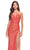 La Femme 31349 - Ruched V Neck Long Dress Special Occasion Dress