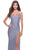 La Femme 31349 - Ruched V Neck Long Dress Special Occasion Dress