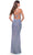 La Femme 31349 - Ruched V Neck Long Dress Special Occasion Dress