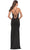 La Femme 31370 - Fabric Line High Slit Long Dress Special Occasion Dress