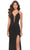 La Femme 31370 - Fabric Line High Slit Long Dress Special Occasion Dress