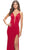 La Femme 31370 - Fabric Line High Slit Long Dress Special Occasion Dress