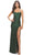 La Femme 31398 - Embellished Jersey Long Dress Special Occasion Dress 00 / Emerald