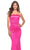 La Femme 31425SC - Satin Sheath Evening Dress Evening Dresses