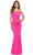 La Femme 31425SC - Satin Sheath Evening Dress Evening Dresses