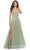 La Femme 31502SC - Sheer Ruched Corset Evening Dress Evening Dresses 00 / Sage